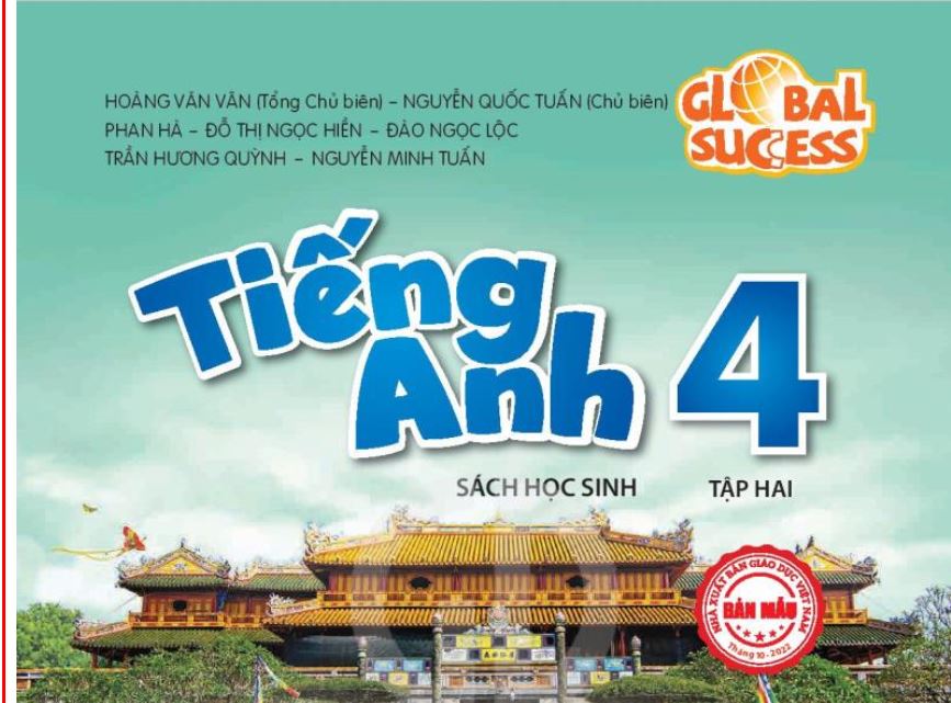 SÁCH GIÁO KHOA TIẾNG ANH 4 GLOBAL SUCCESS TẬP 2_Miễn phí